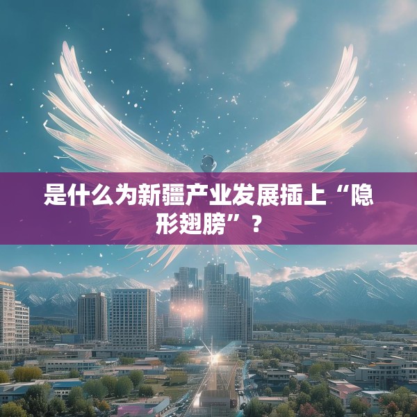 是什么为新疆产业发展插上“隐形翅膀”？