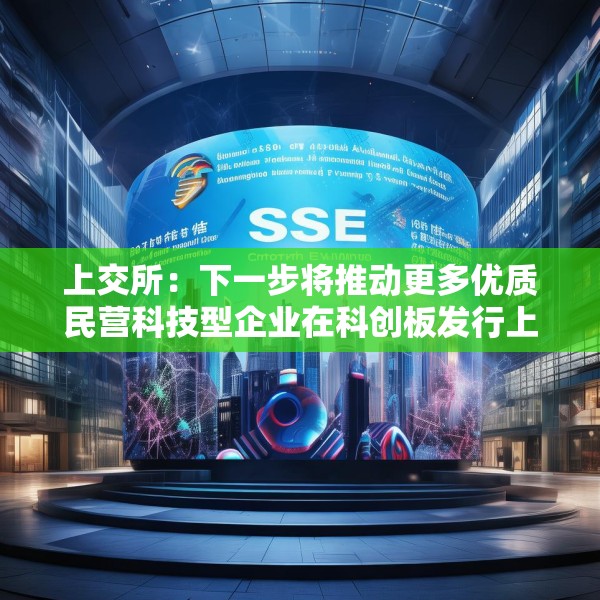 上交所：下一步将推动更多优质民营科技型企业在科创板发行上市