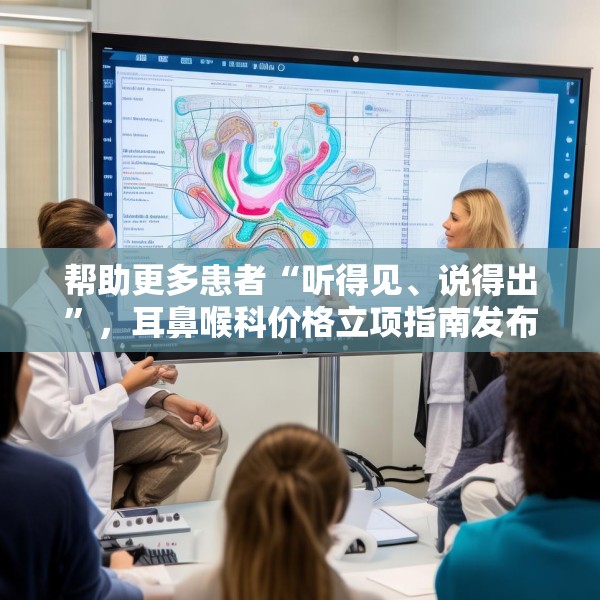 帮助更多患者“听得见、说得出”，耳鼻喉科价格立项指南发布