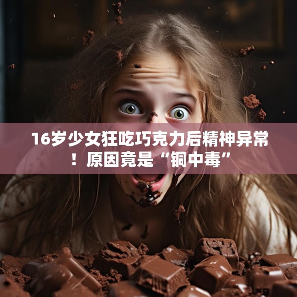 16岁少女狂吃巧克力后精神异常！原因竟是“铜中毒”