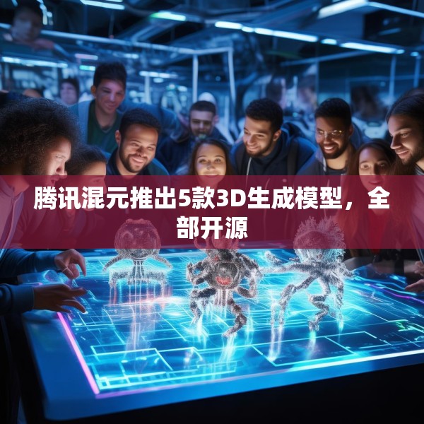 腾讯混元推出5款3D生成模型，全部开源