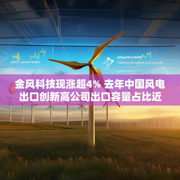 金风科技现涨超4% 去年中国风电出口创新高公司出口容量占比近一半