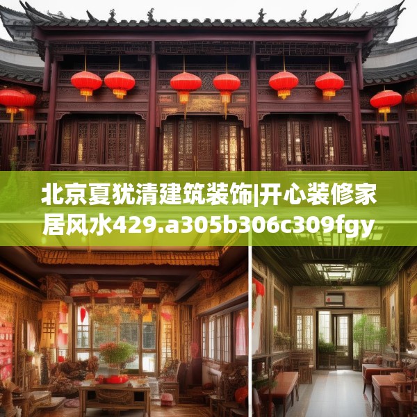 北京夏犹清建筑装饰|开心装修家居风水429.a305b306c309fgy.316fhsg