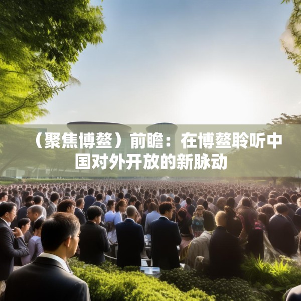（聚焦博鳌）前瞻：在博鳌聆听中国对外开放的新脉动