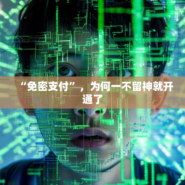 “免密支付”，为何一不留神就开通了