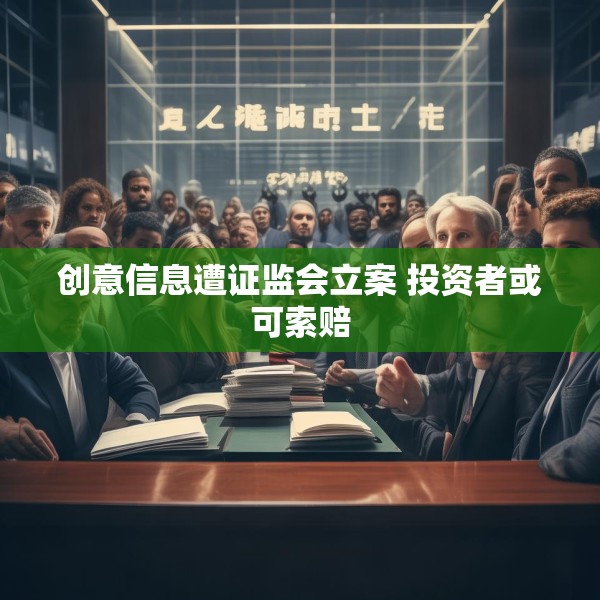 创意信息遭证监会立案 投资者或可索赔