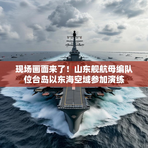 现场画面来了！山东舰航母编队位台岛以东海空域参加演练