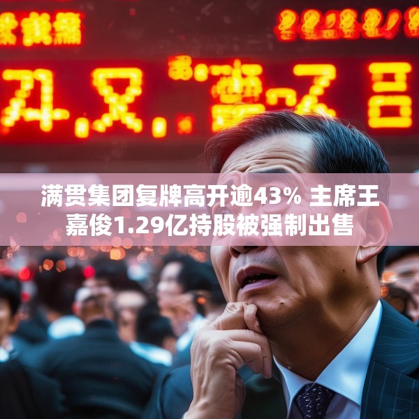 满贯集团复牌高开逾43% 主席王嘉俊1.29亿持股被强制出售