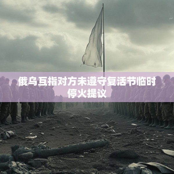 俄乌互指对方未遵守复活节临时停火提议