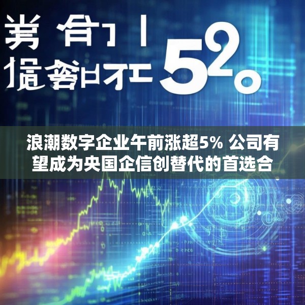 浪潮数字企业午前涨超5% 公司有望成为央国企信创替代的首选合作伙伴