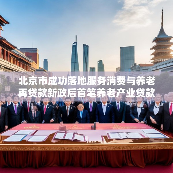 北京市成功落地服务消费与养老再贷款新政后首笔养老产业贷款