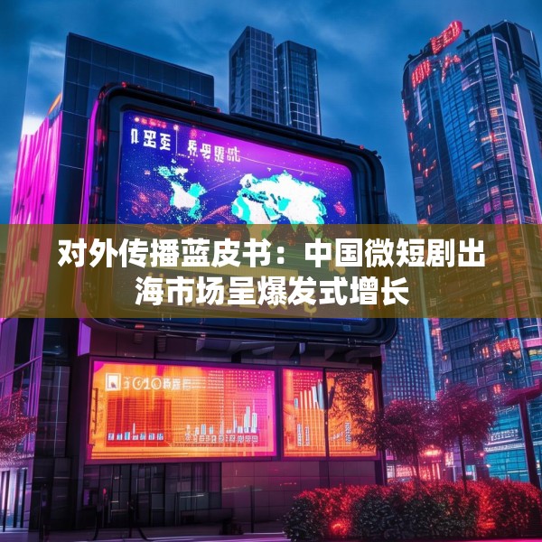 对外传播蓝皮书：中国微短剧出海市场呈爆发式增长