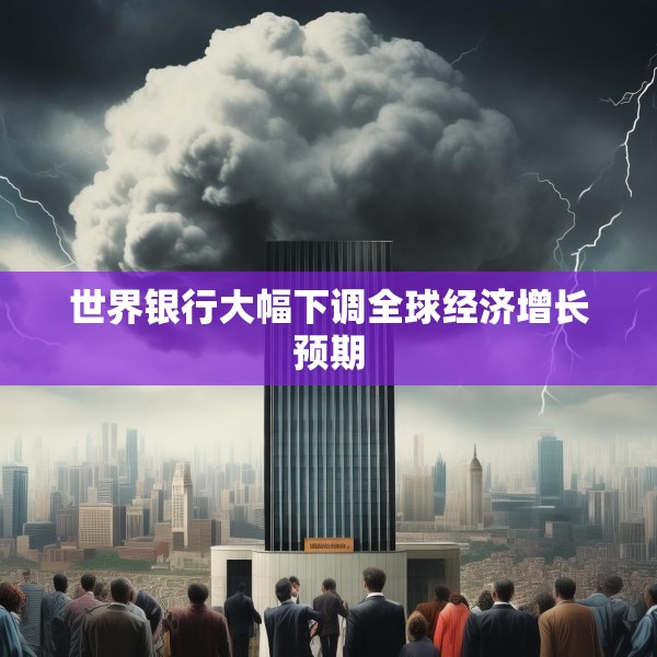 世界银行大幅下调全球经济增长预期